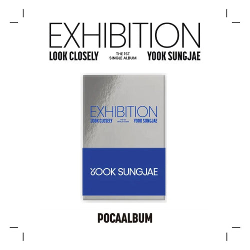 Yook Sungjae Exhibition Look Closely 1st Single Album Poca Hall 1 Ver.
