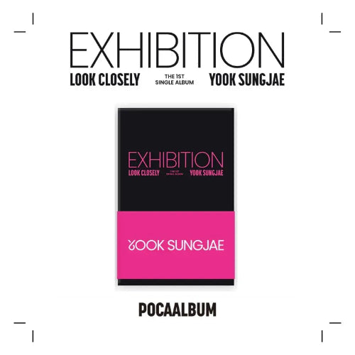 Yook Sungjae Exhibition Look Closely 1st Single Album Poca Hall 2 Ver.