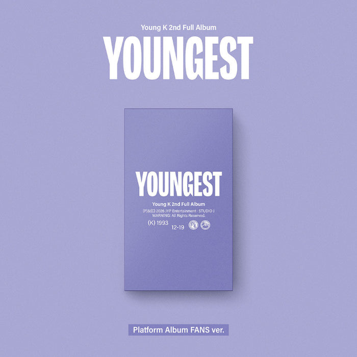 Young K YOUNGEST 2nd Full Album Platform Album FANS Ver - main image