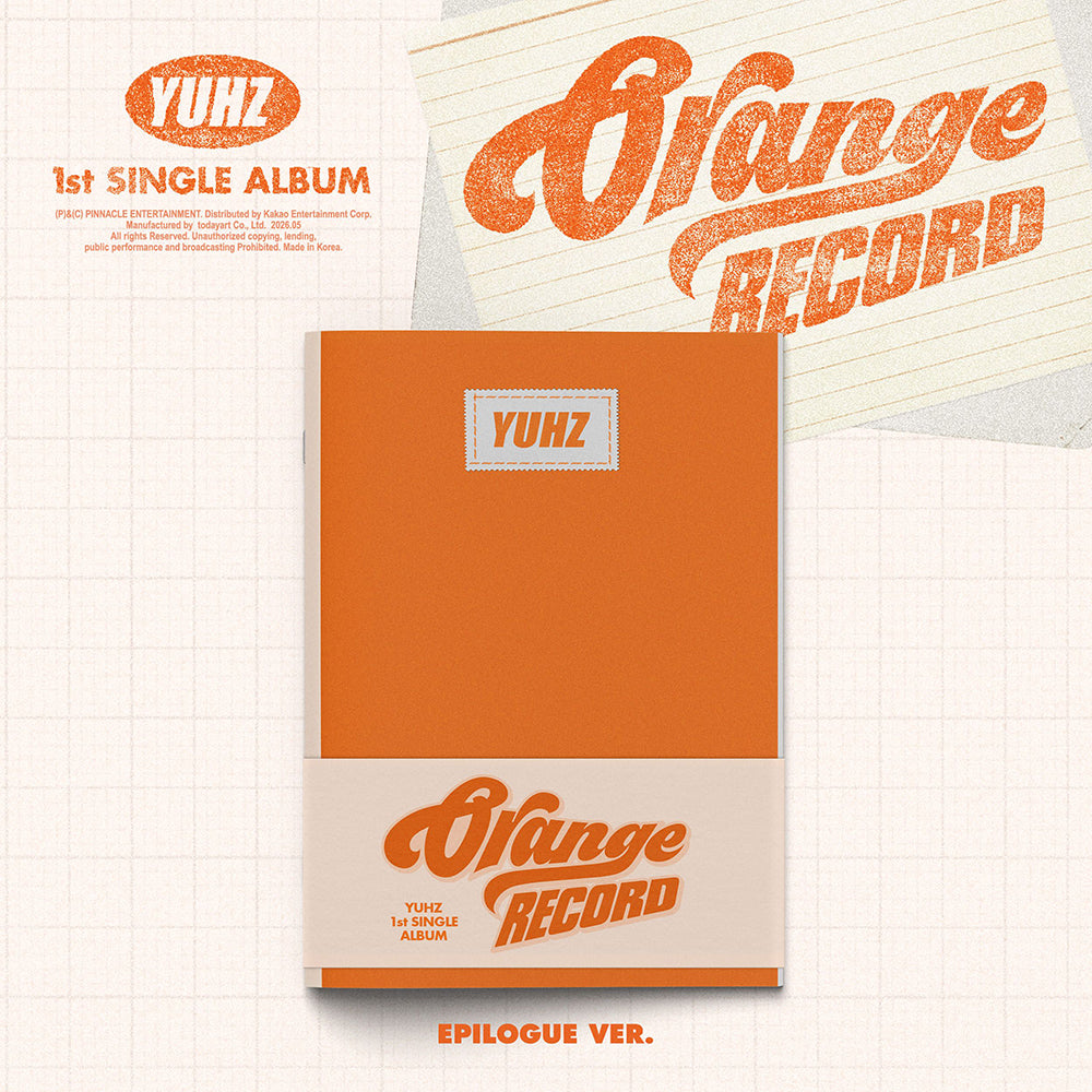 YUHZ Orange Record 1st Single Album Epilogue Ver - Main Image