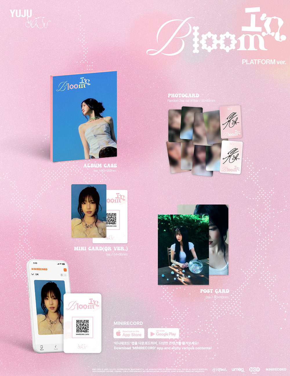 YUJU - In Bloom [3rd Mini Album - Platform Ver.]