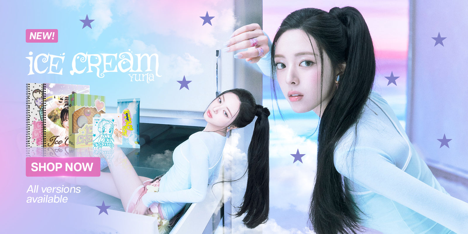 YUNA Ice Cream Album - Banner