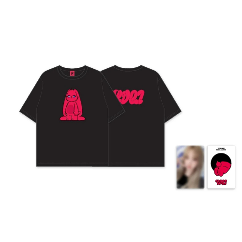 YUQI - T-Shirt YUQ1 Official MD Black Ver.