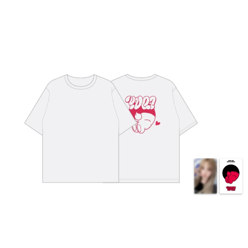 YUQI - T-Shirt YUQ1 Official MD White Ver.