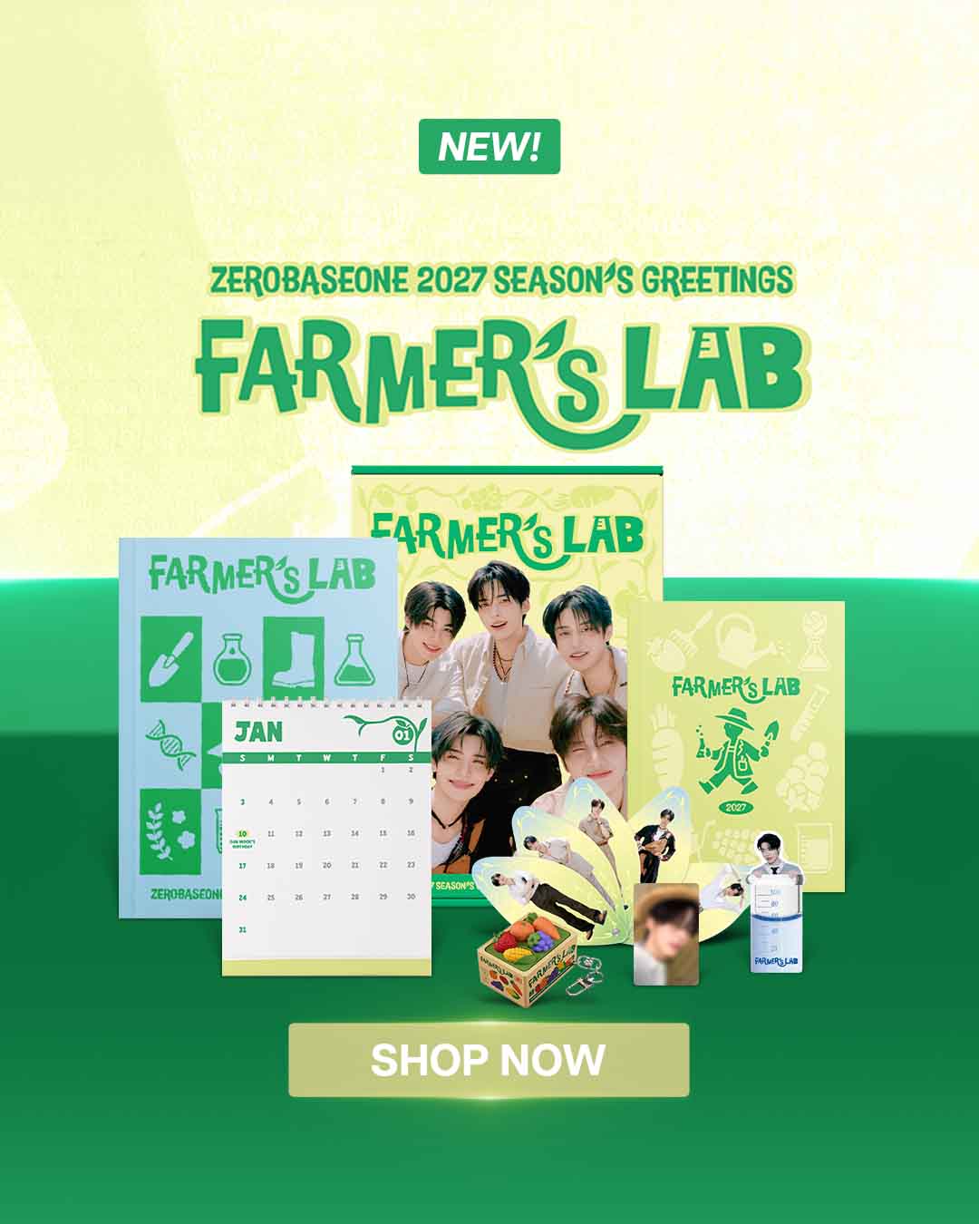 ZEROBASEONE 2027 Season's Greetings - Mobile Banner