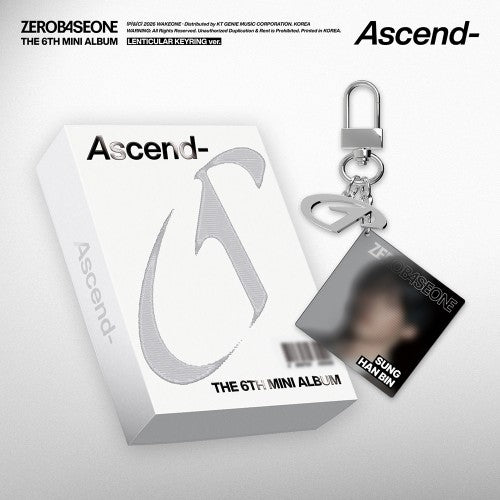 ZEROBASEONE Ascend 6th Mini Album LENTICULAR KEYRING Ver - main image