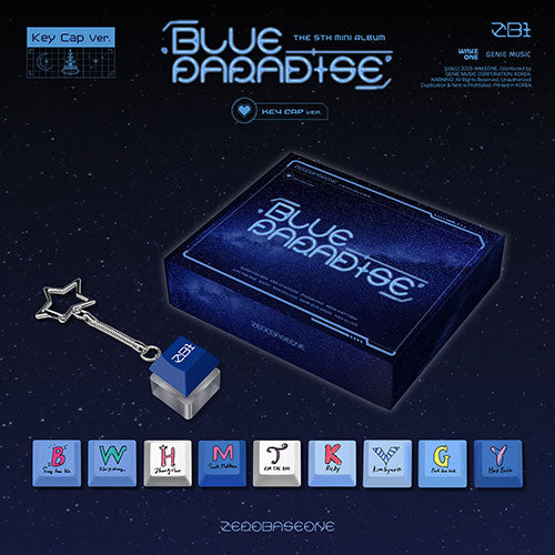 ZEROBASEONE BLUE PARADISE 5th Mini Album - Key Cap version main image