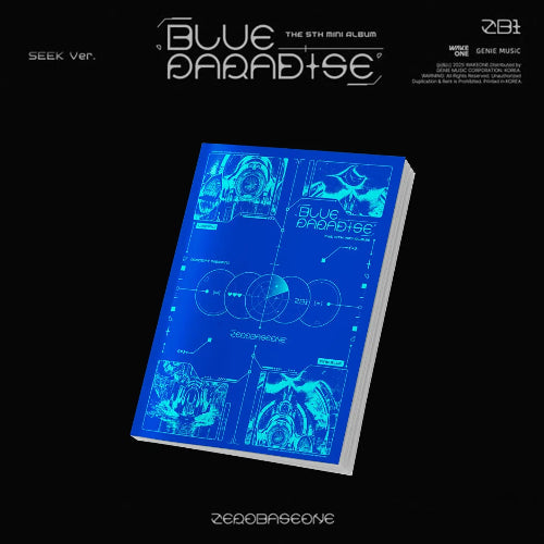 ZEROBASEONE - BLUE PARADISE 5th Mini Album - Seek Version