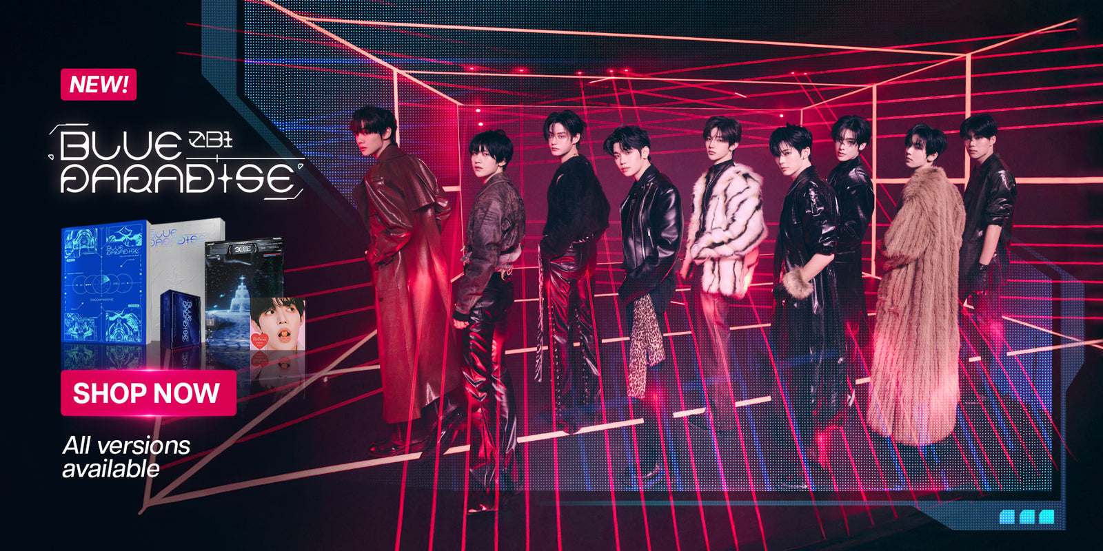 ZEROBASEONE Blue Paradise Banner