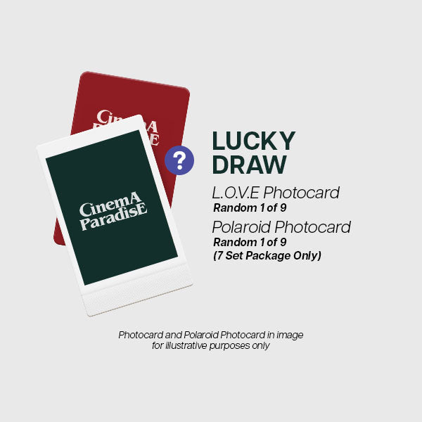 ZEROBASEONE Cinema Paradise 4th Mini Album ZEROSE version - Lucky Draw Withmuu