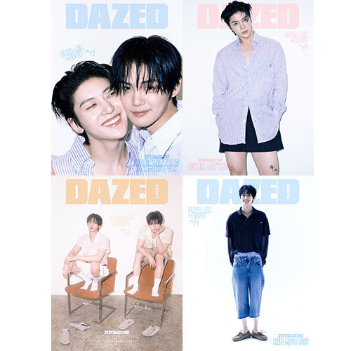 ZEROBASEONE SEOK MATTHEW & KIM GYU VIN Cover Dazed and Confused Korea July 2025 - main image