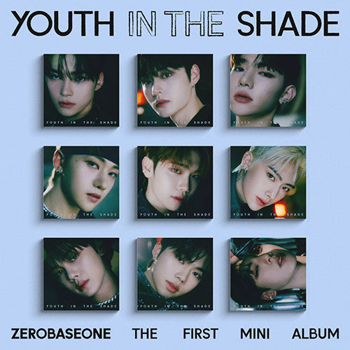 ZEROBASEONE YOUTH IN THE SHADE 1st Mini Album - Digipack Version 9 variations main image