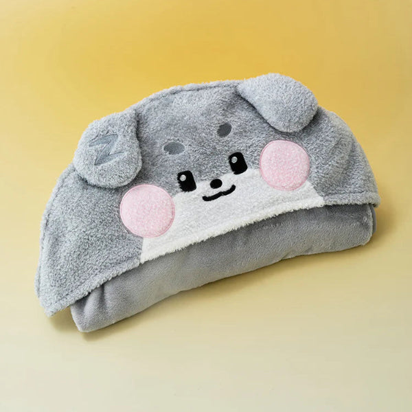 ZEROBASEONE Zeroni Fluffy Wonderland Hooded Blanket - gunini version main image 1
