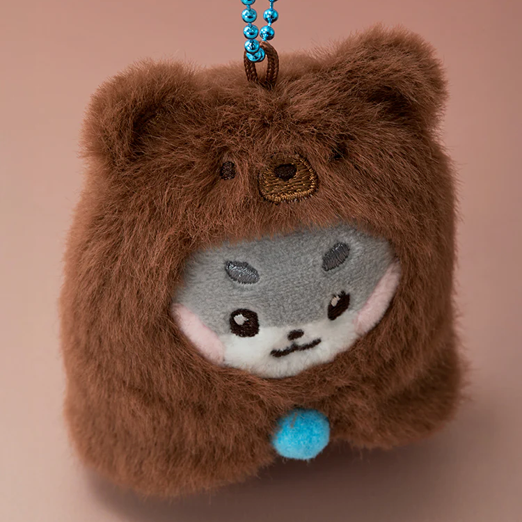 ZEROBASEONE Zeroni Fluffy Wonderland Mini Plush Keyring - gunini Ver - Main Image 3