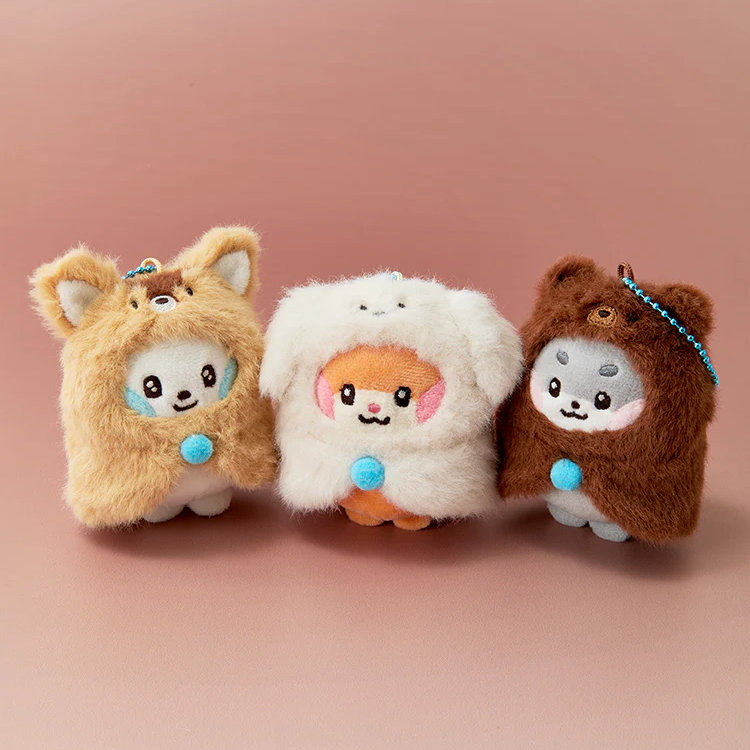 2点 ビニニ ミディアム ぬいぐるみ キーリング zeroni FLUFFY ZEROBASEONE - zeroni FLUFFY Wonderland Mini Plush Keyring - K PLACE