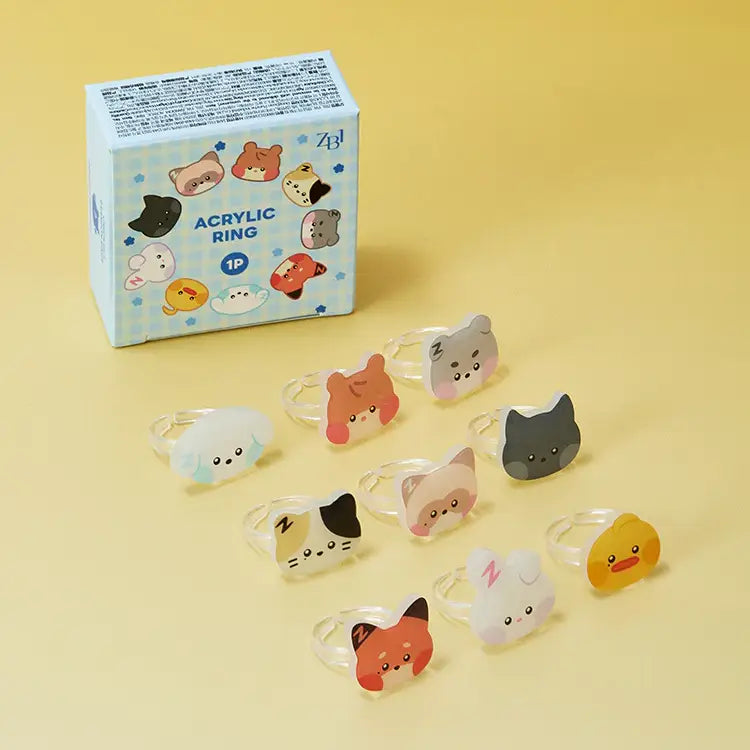 ZEROBASEONE Zeroni Fluffy Wonderland Random Acrylic Ring - main image 1