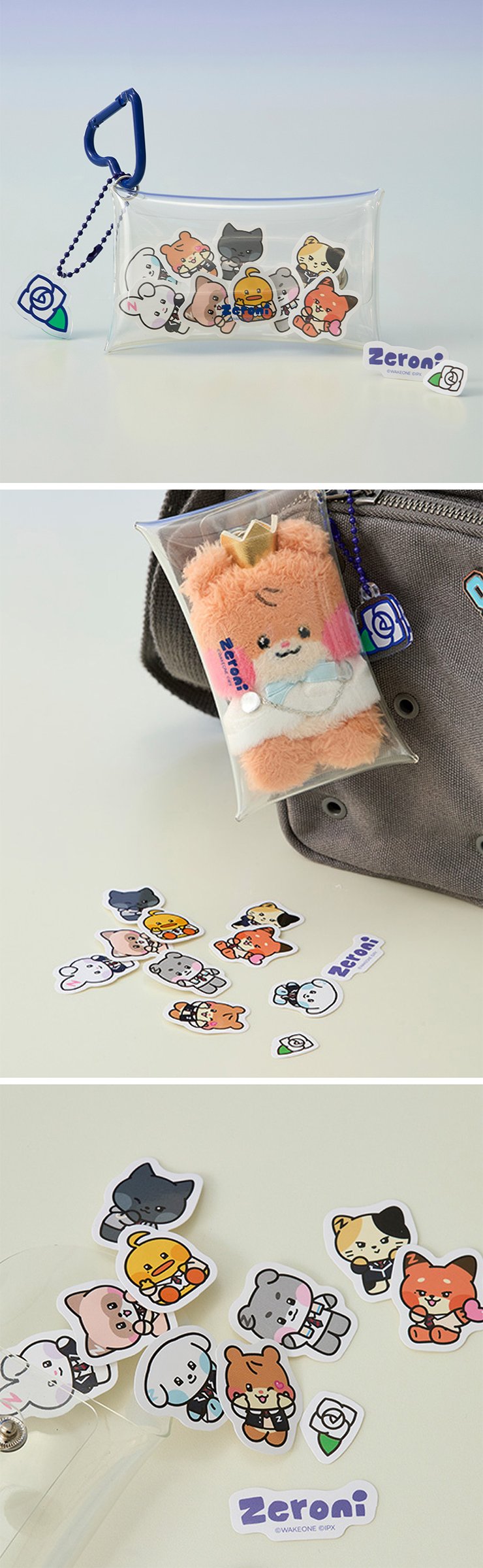 ZEROBASEONE - Zeroni PVC Pouch Sticker Set