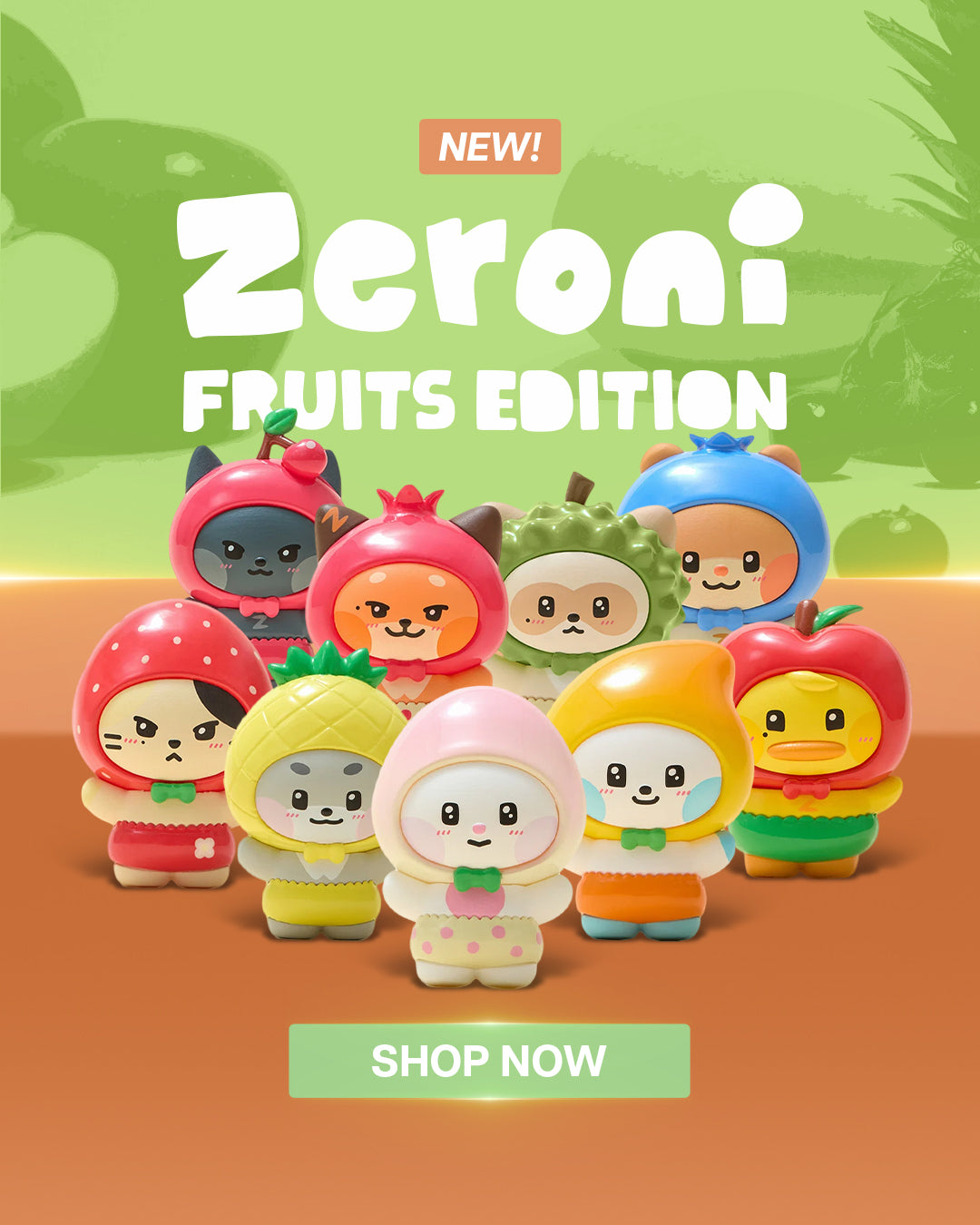 ZERONI Fruits Edition Banner Mobile Short