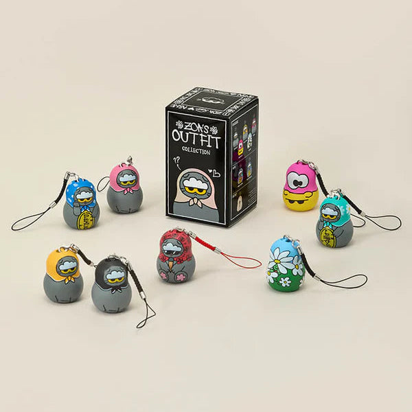 ZOandFRIENDS ZOA Random Figure Keyring ZOandFRIENDS Lucky Shop POP-UP - Main Image