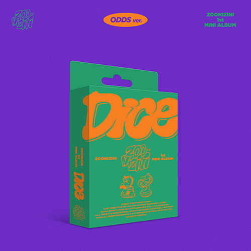 ZOONIZINI DICE 1st Mini Album ODDS  Ver - main image